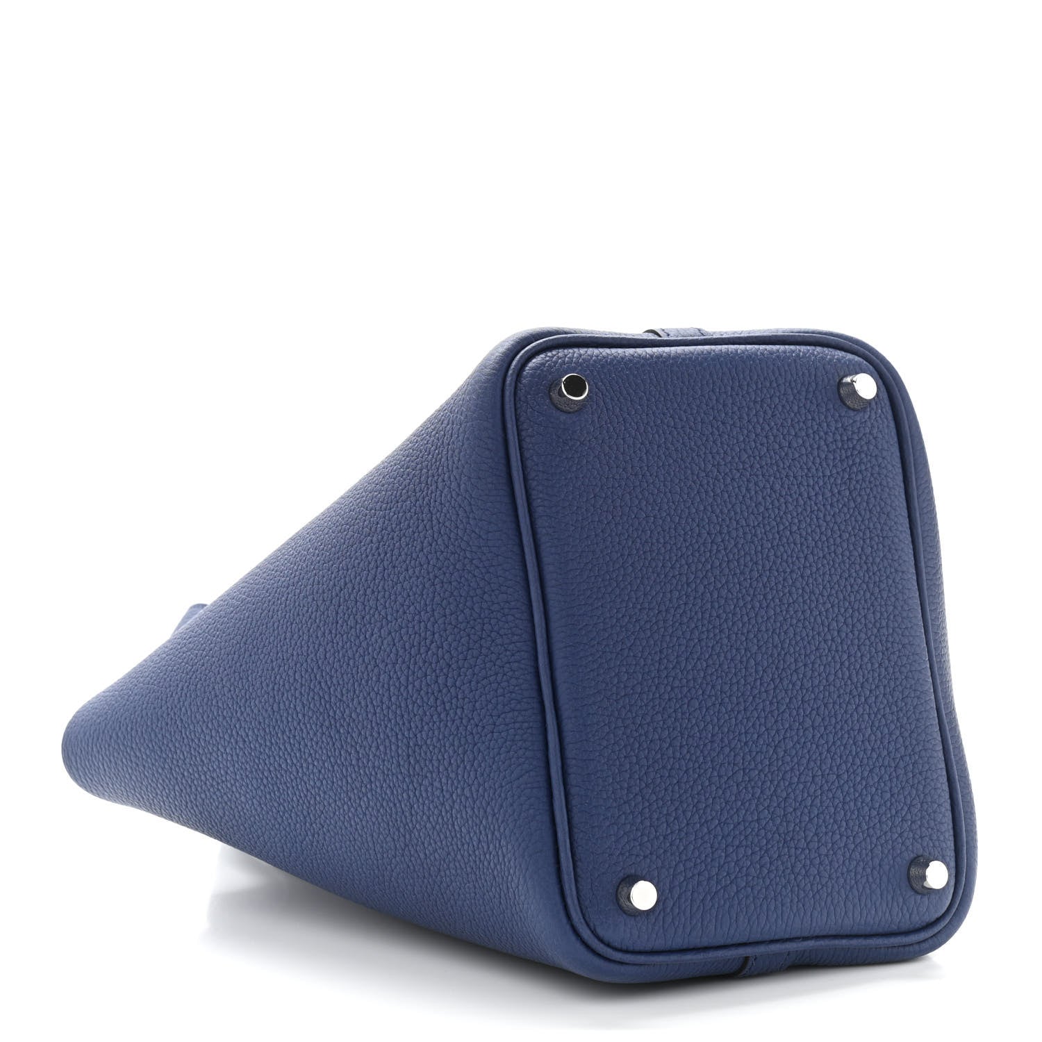 Hermes Taurillon Clemence Picotin Lock 18 PM Bleu Saphir 4 of 10