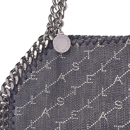 Stella McCartney Denim Logo Mini Falabella Tote Navy 10 of 10