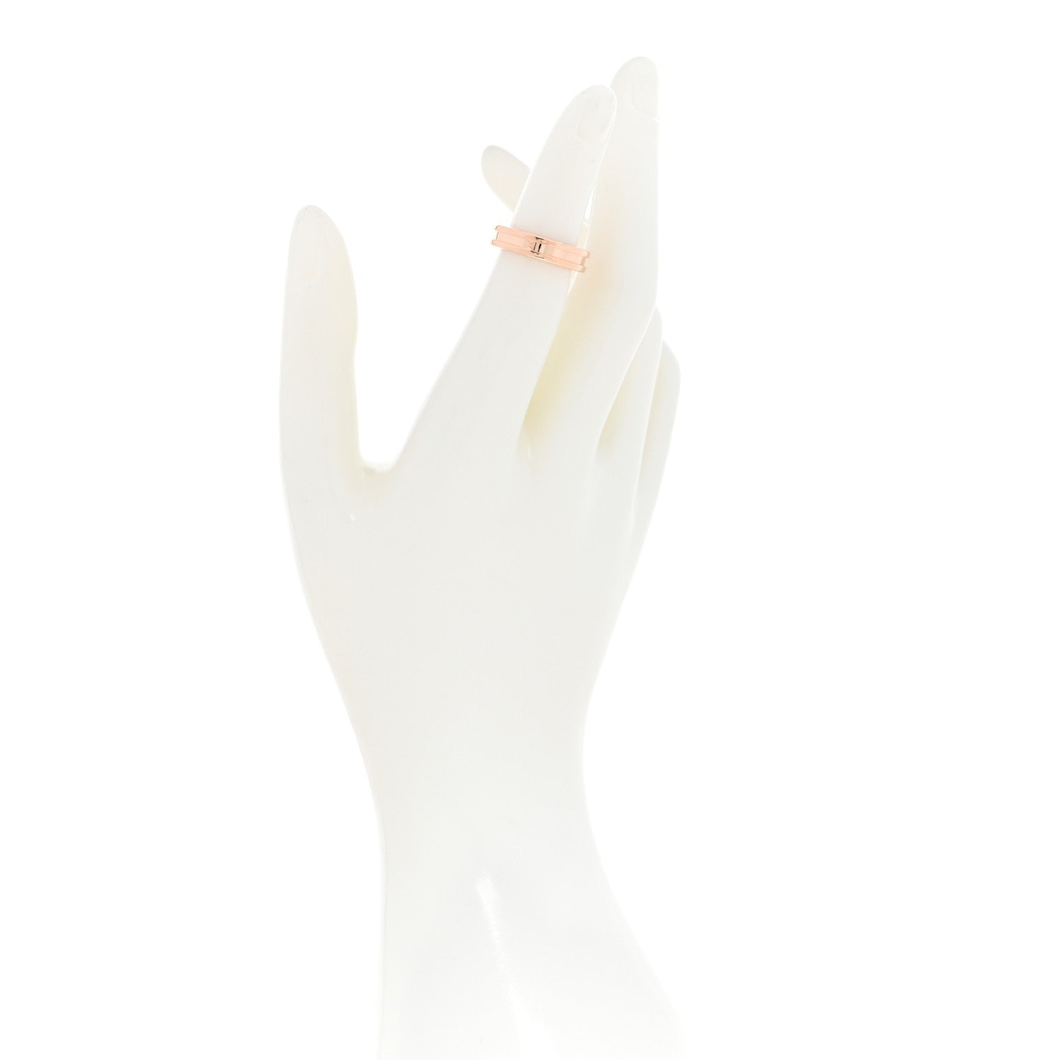 Bulgari 18K Rose Gold B.Zero1 One-Band Ring 47 4.25 2 of 5