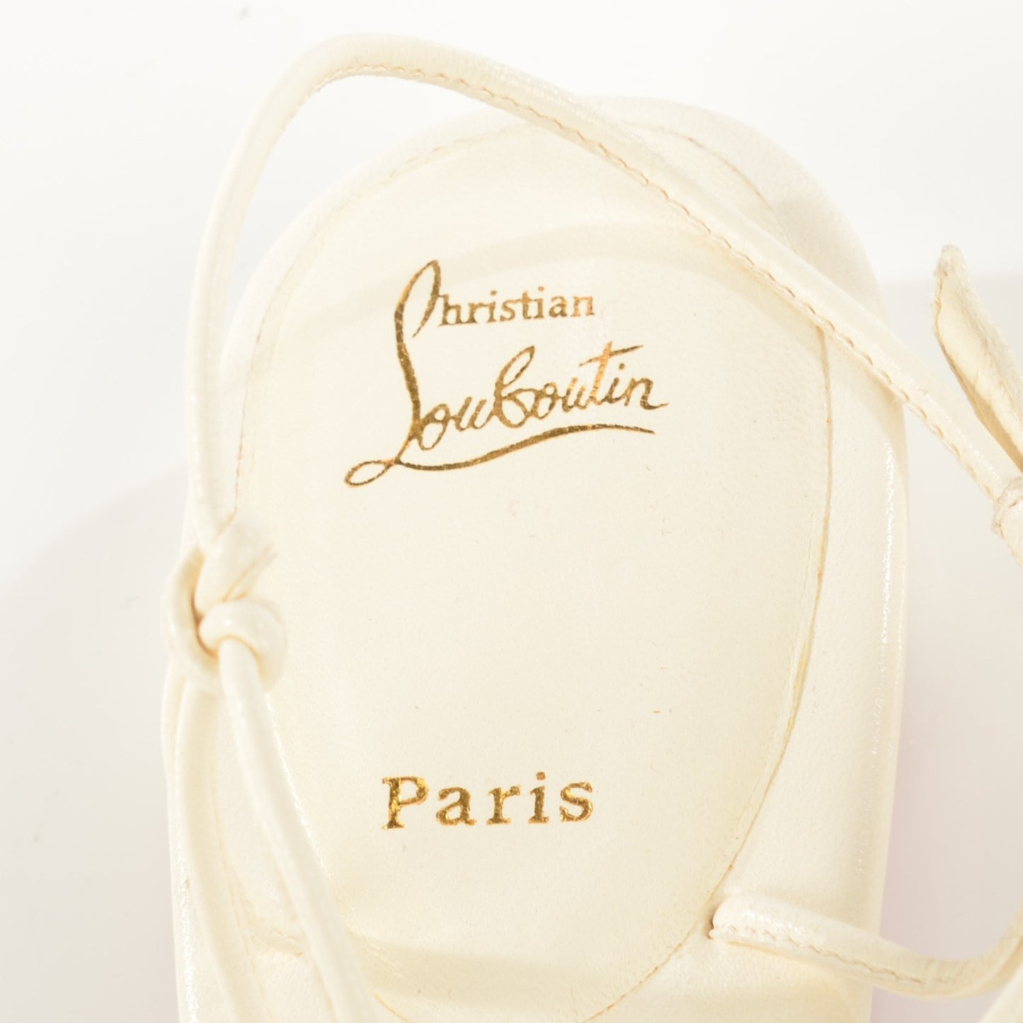 Nappa Flat Sandals 39 Off White