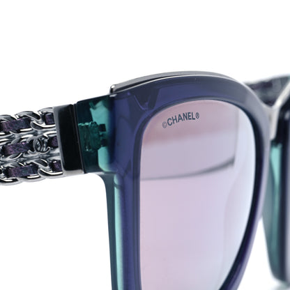 Chanel Square Chain Sunglasses 5362-Q Blue 7 of 8