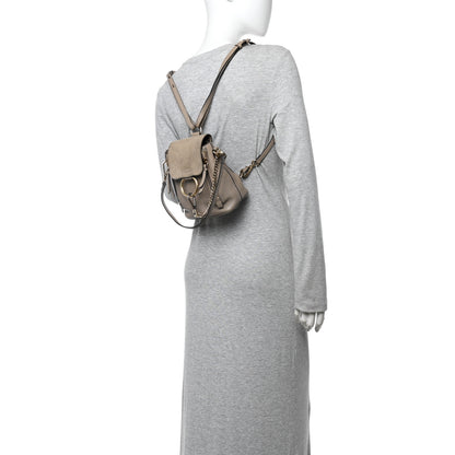 Chloe Mini Faye Leather & Suede Backpack - Small