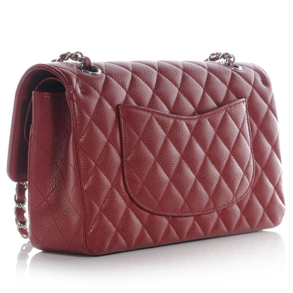 Chanel Caviar Quilted Medium Double Flap Red 3 of 8