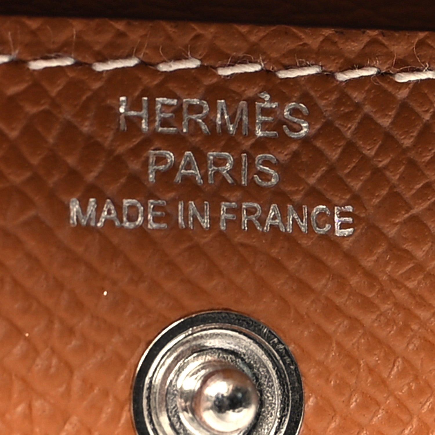 Hermes Epsom Kelly Pocket Belt Gold 7 of 7