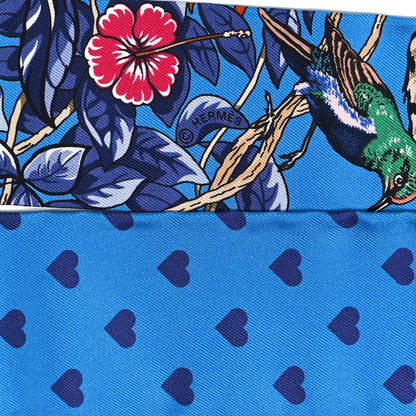 Hermes Silk Jungle Love Love Twilly Bleu Gitane Gris Bleuete 4 of 4