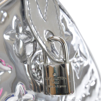 Louis Vuitton Monogram Miroir Speedy 35 Silver 5 of 9