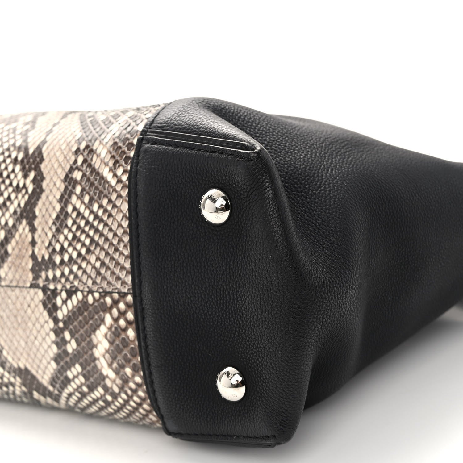 Louis Vuitton Snakeskin Soft Lockit PM Black 9 of 10