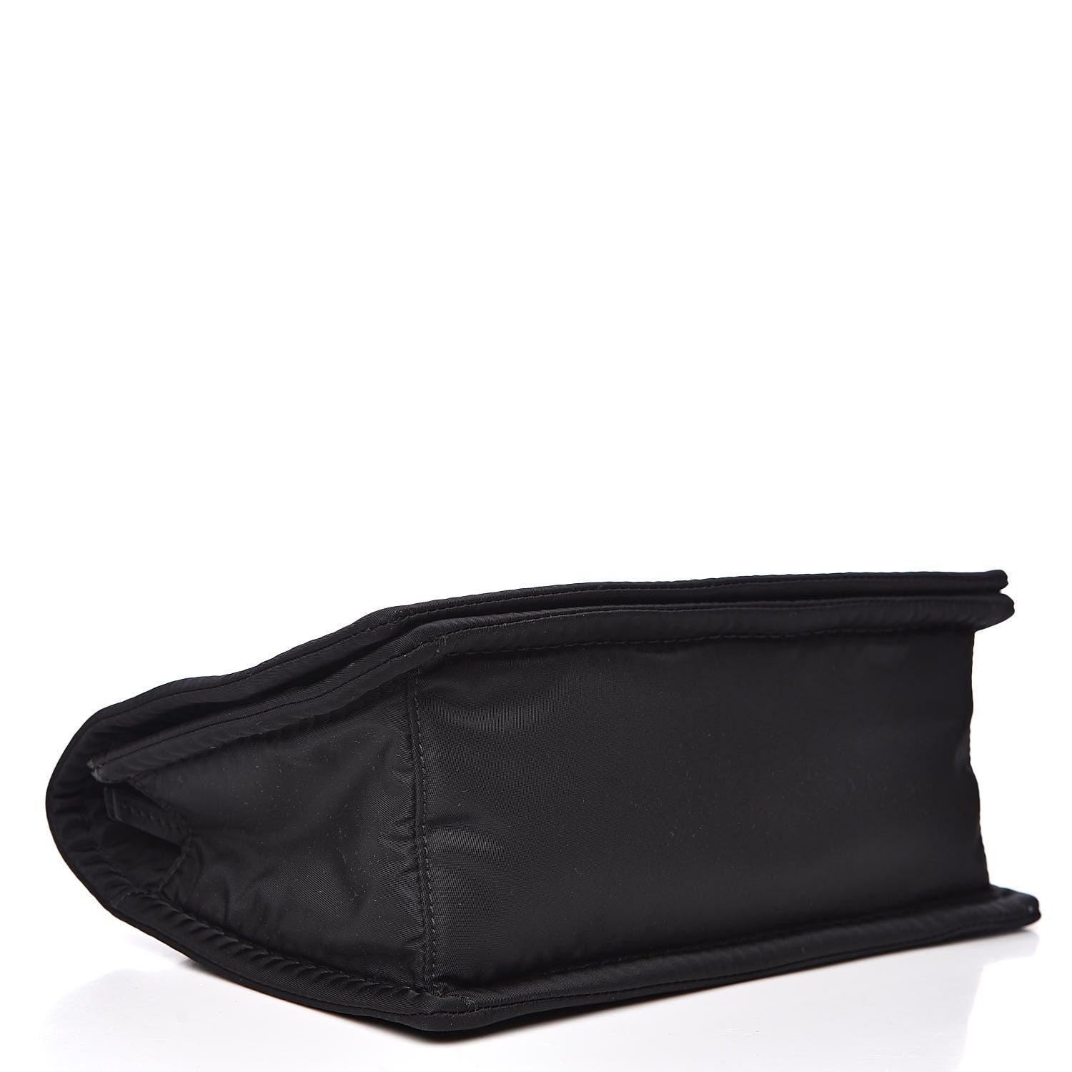 Prada Nylon Tessuto Chain Shoulder Bag Black 4 of 8