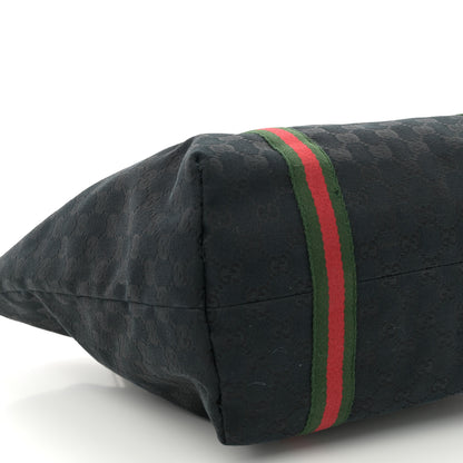 Gucci Monogram Web Large Jolicoeur Tote Black 9 of 10