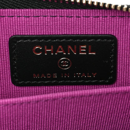 Chanel Caviar Quilted Zip Coin Purse Black 6 of 7