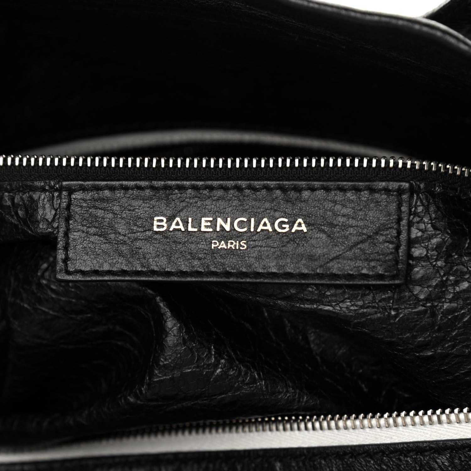 Balenciaga Agneau Logo Printed Carry Tote S Black 6 of 11