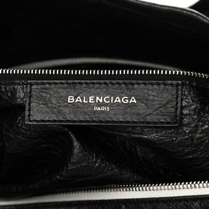 Balenciaga Agneau Logo Printed Carry Tote S Black 6 of 11