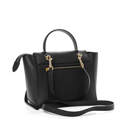 Celine Grained Calfskin Micro Belt Bag Black 3 of 9