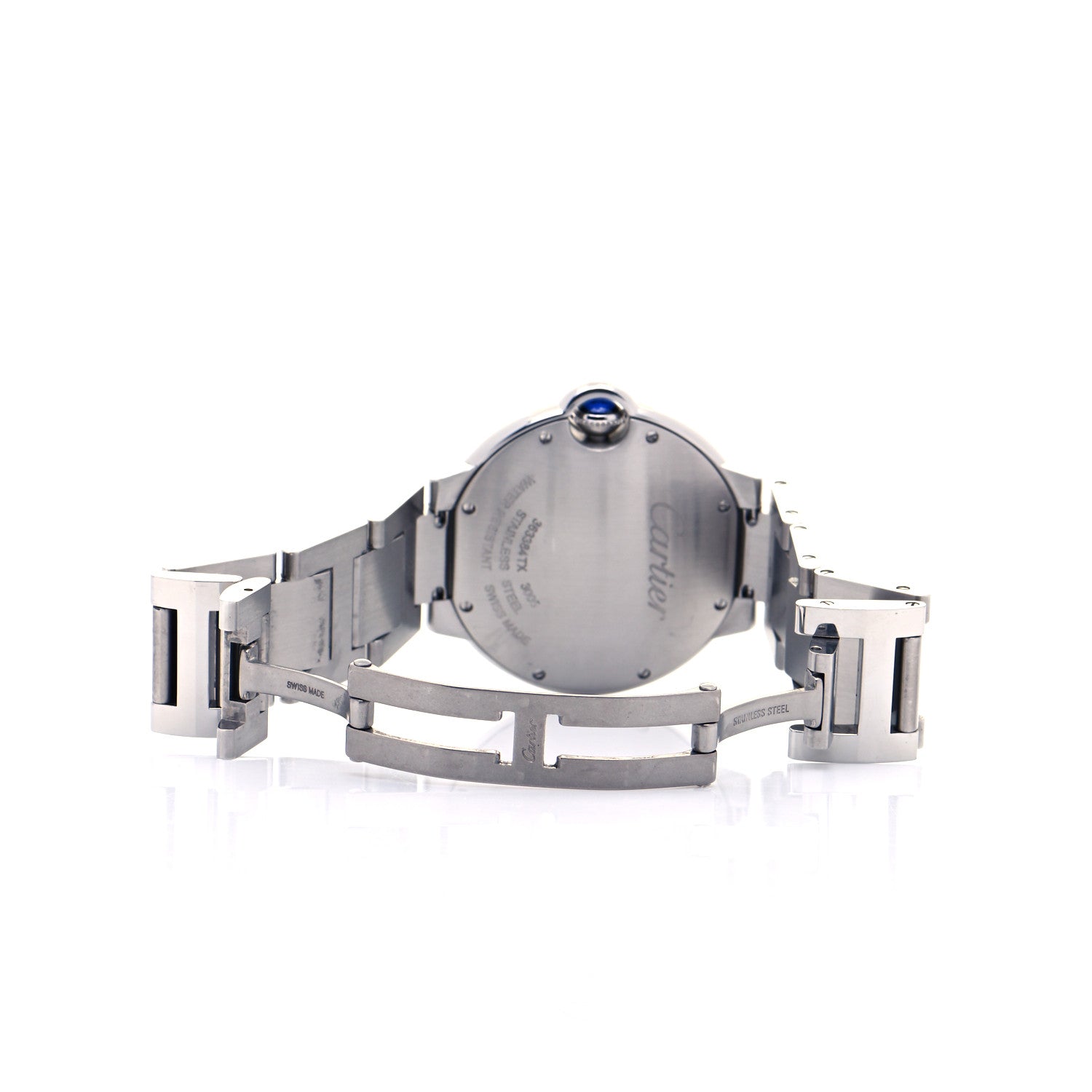 Cartier Stainless Steel 33mm Ballon Bleu De Cartier Quartz Watch 5 of 6