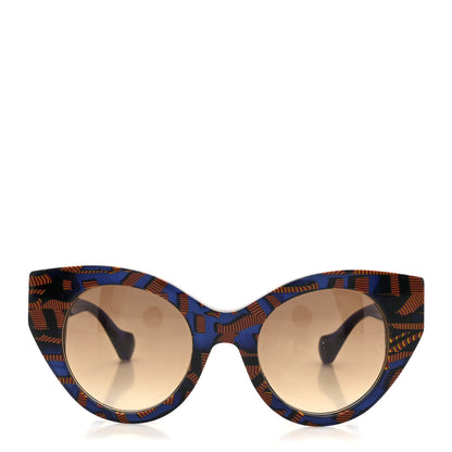 Fendi Cat Eye Fanny Sunglasses FF 0105/S Blue Multicolor 2 of 7