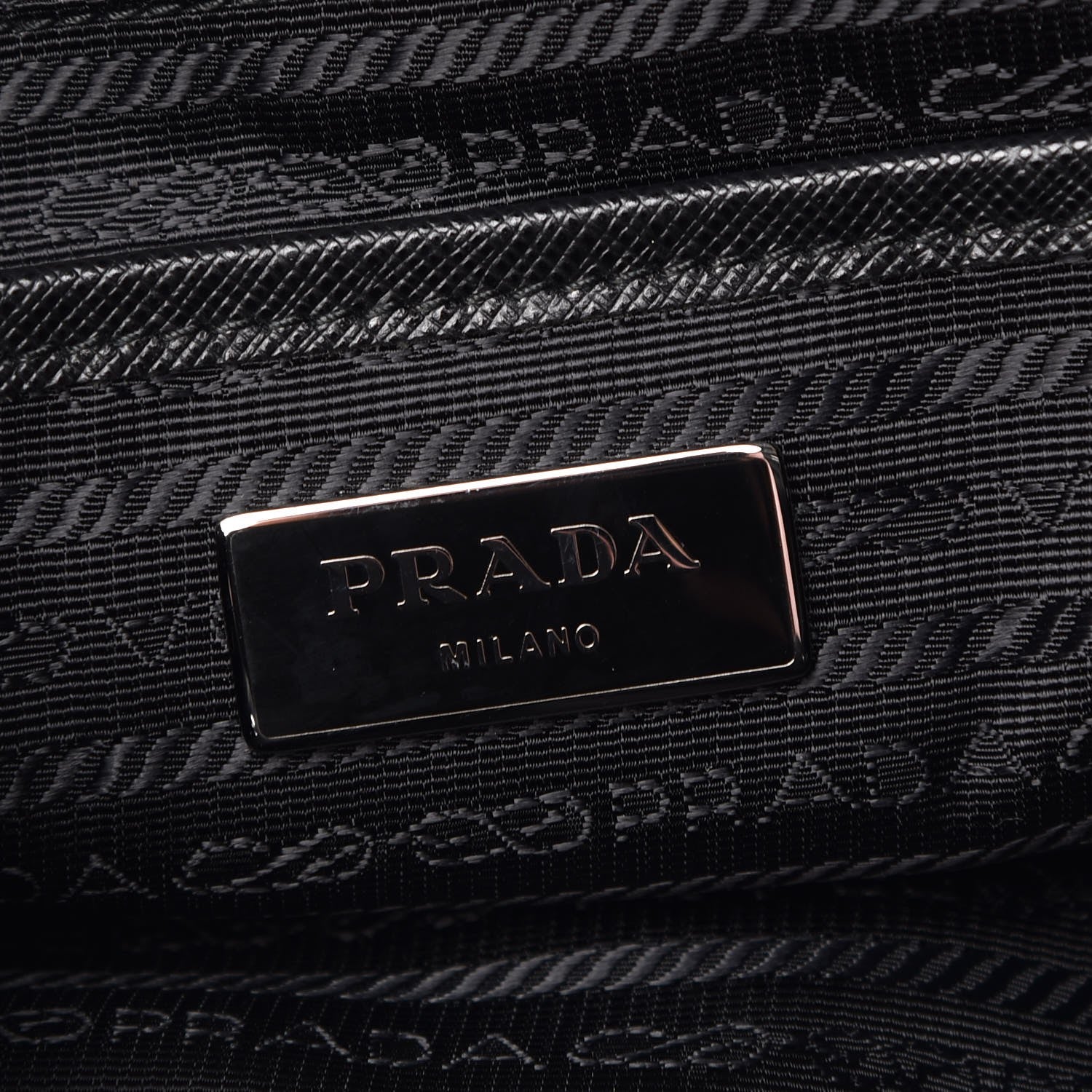 Prada Nylon Vela Medium Backpack Black 6 of 6