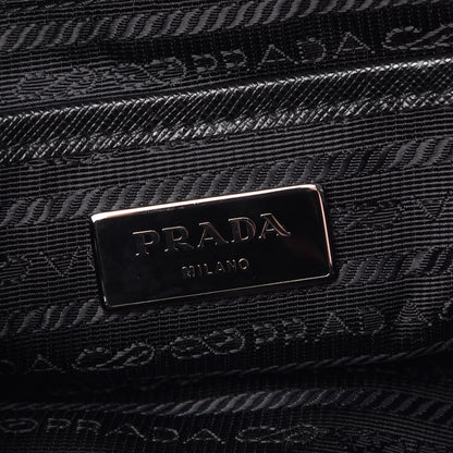 Prada Nylon Vela Medium Backpack Black 6 of 6