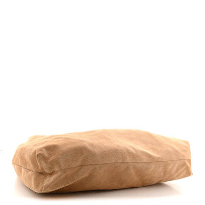 The Row Suede Bindle Bag Warm Beige 7 of 17
