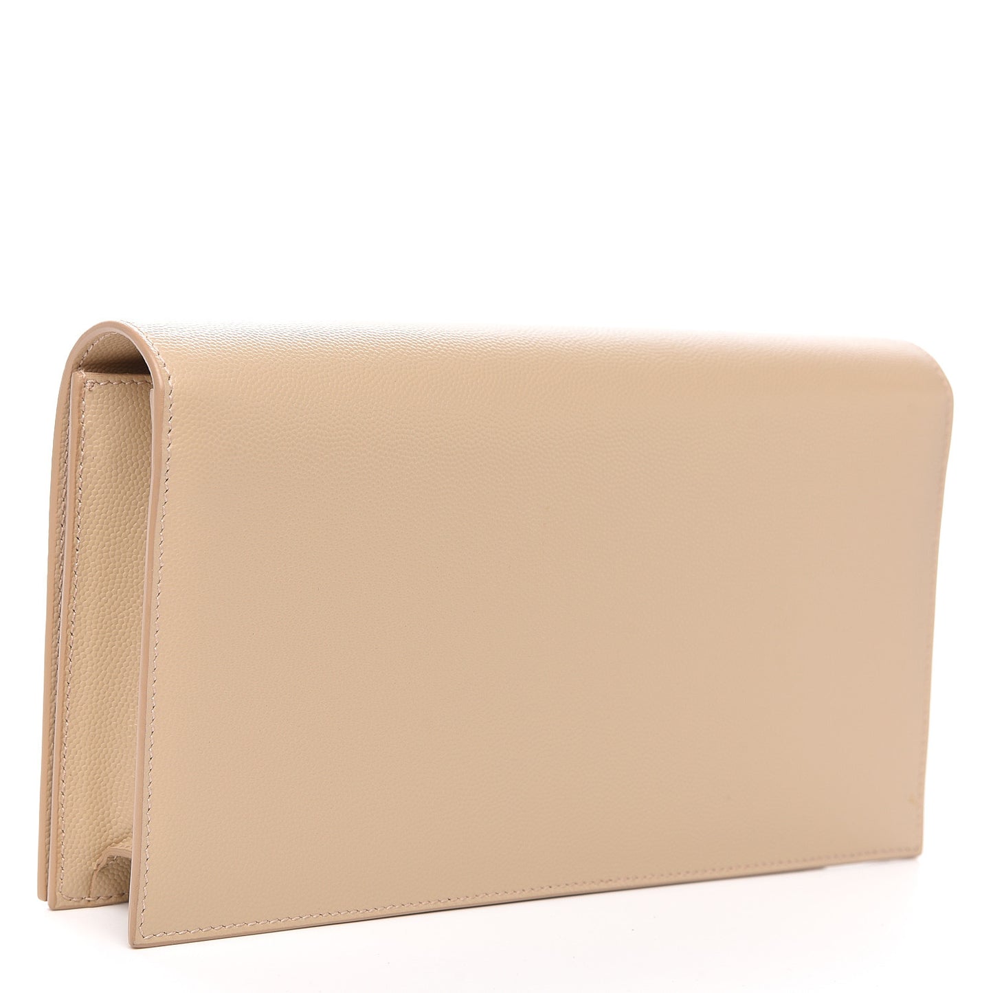 Grain De Poudre Classic Kate Monogram Clutch Nude Powder