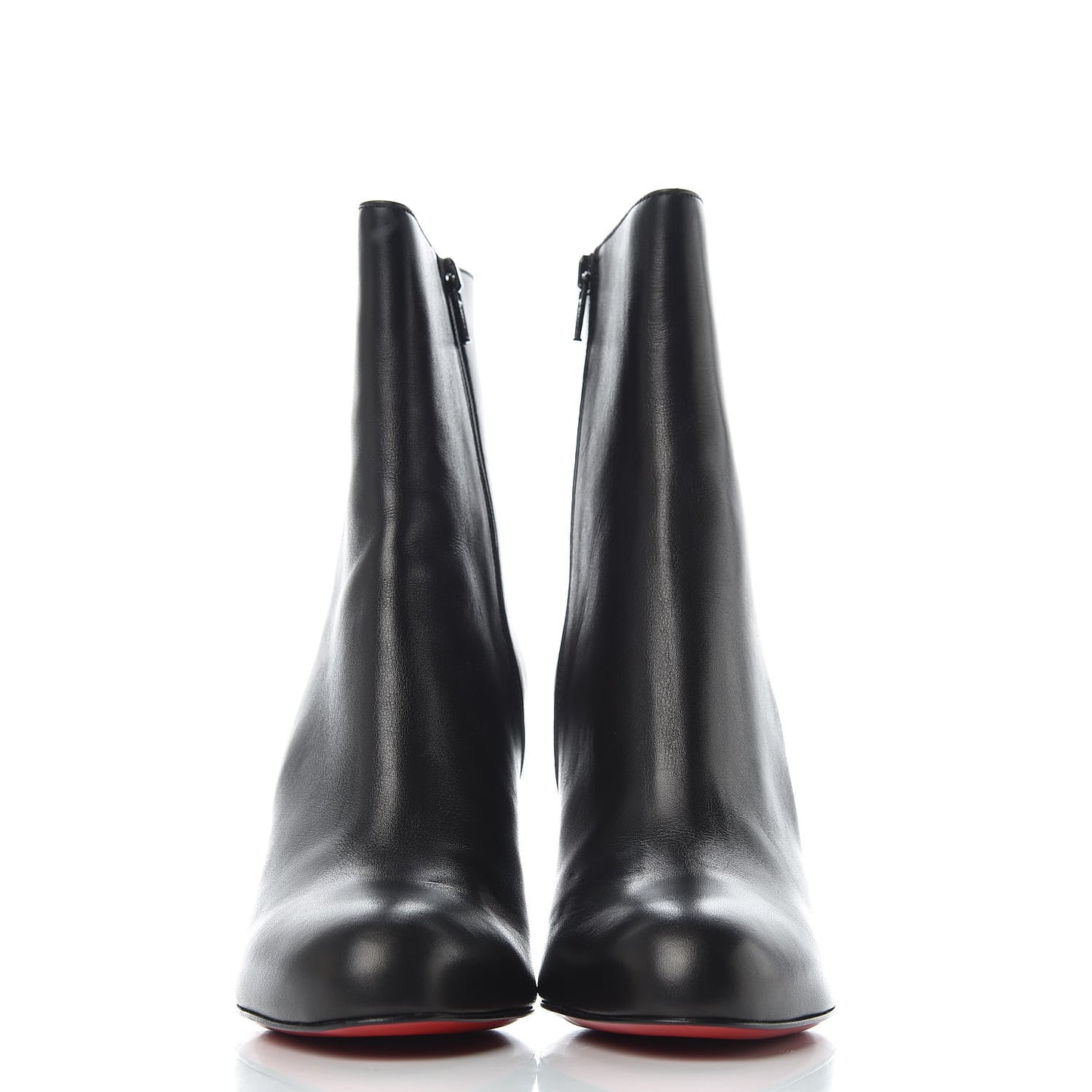 Calfskin VIP Simple Booty 85 Ankle Boots 40.5 Black