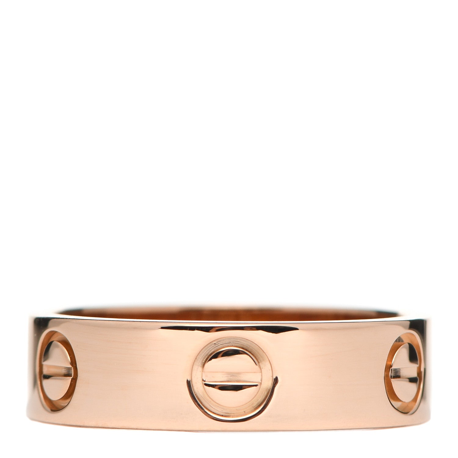 Cartier 18K Pink Gold 5.5mm LOVE Ring 56 7.5 1 of 10