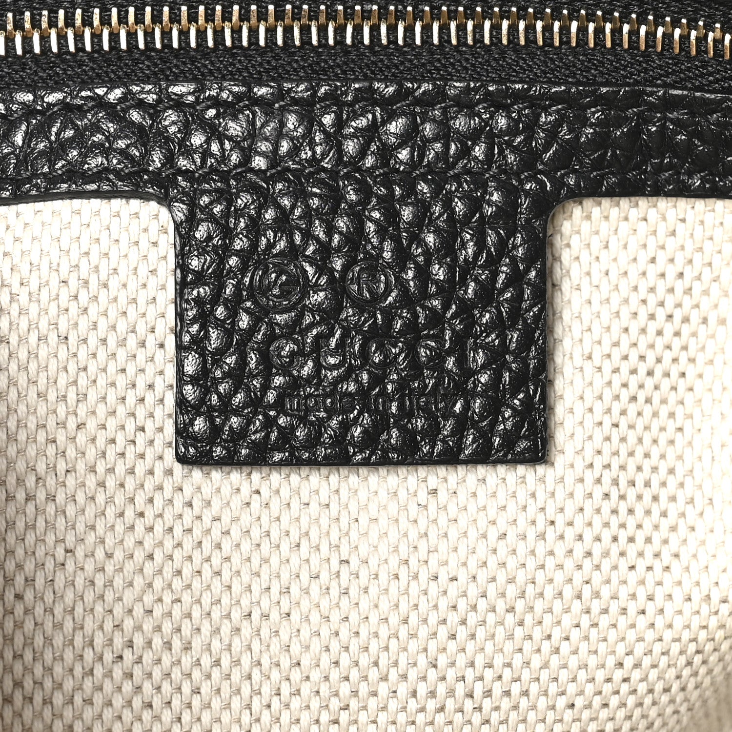 Gucci Pebbled Calfskin Medium Soho Chain Shoulder Bag Black 6 of 10