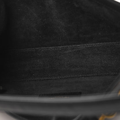 Saint Laurent Smooth Calfskin Le 5 A 7 Hobo Black 5 of 10