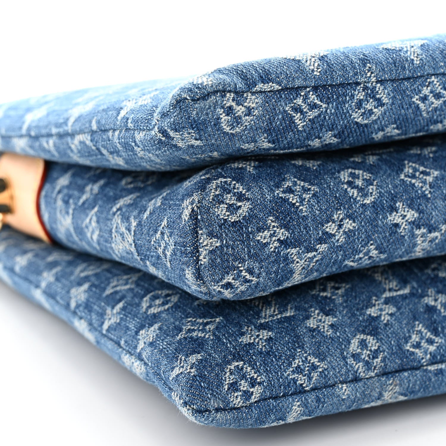 Louis Vuitton Monogram Denim Coussin PM Blue 10 of 11