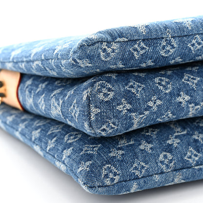 Louis Vuitton Monogram Denim Coussin PM Blue 10 of 11