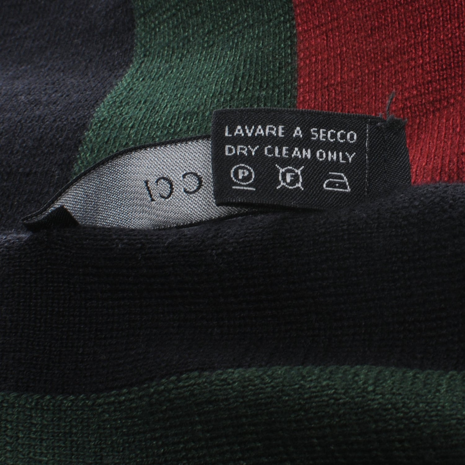 Gucci Silk Wool Web Scarf 6 of 6