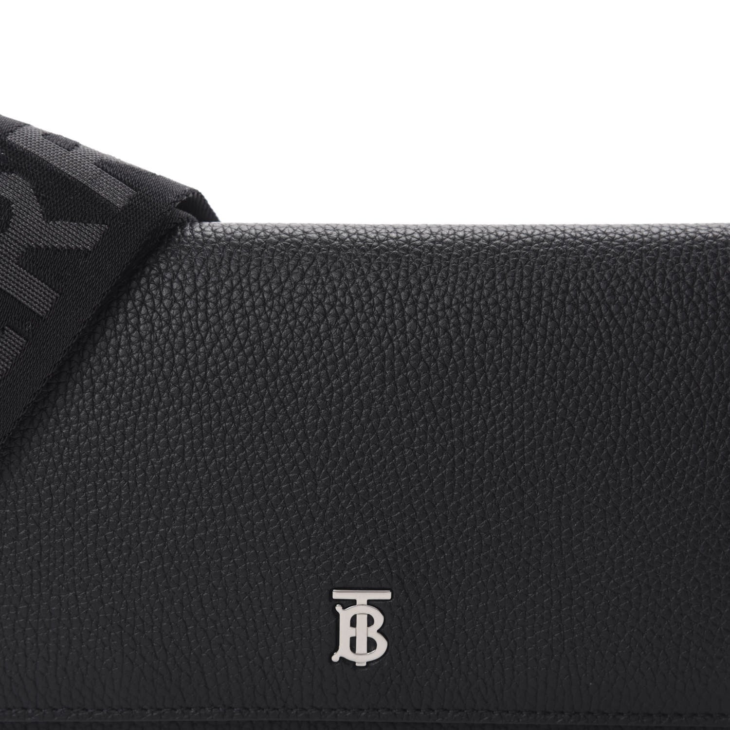 Burberry Grainy Calfskin Wallet with Detachable Strap Black 9 of 9
