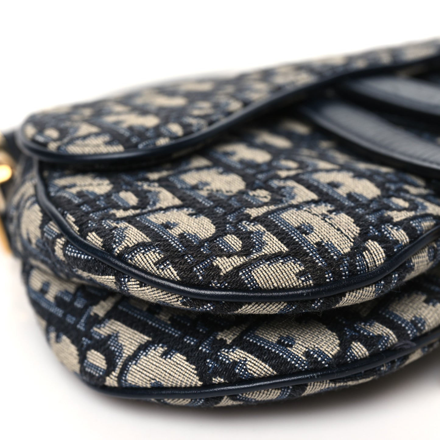 Oblique Mini Saddle Bag Blue
