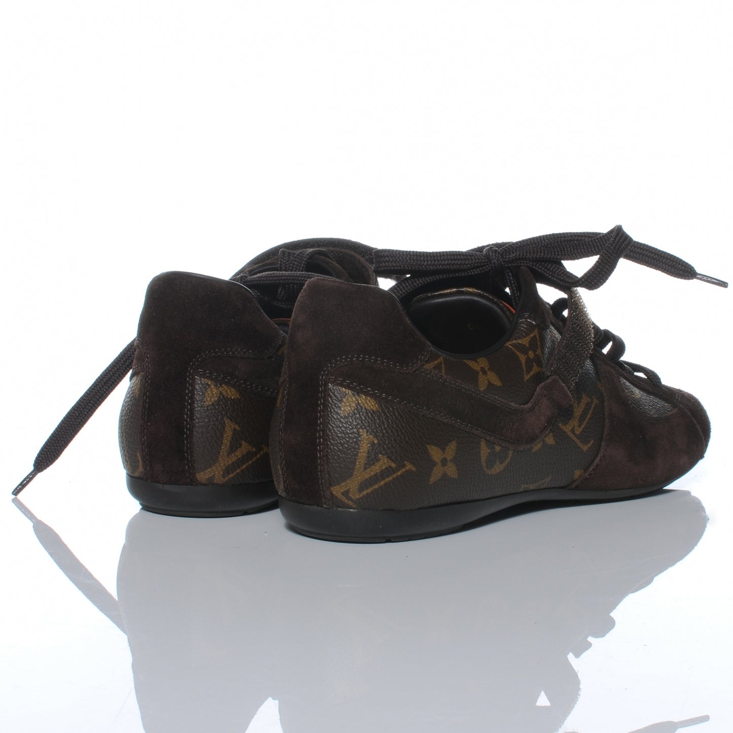 Suede Monogram Globe Trotter Sneakers 38