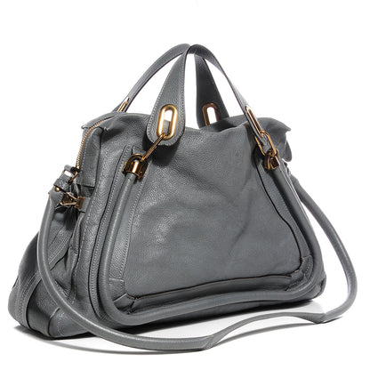 Chloe Calfskin Large Paraty Grey 3 of 9