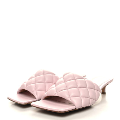 Bottega Veneta Nappa Padded Lido Mule Sandals 39 Magnolia 3 of 8