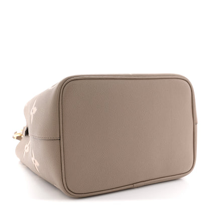 Louis Vuitton Empreinte Monogram Giant Neonoe MM Tourterelle Creme 5 of 11