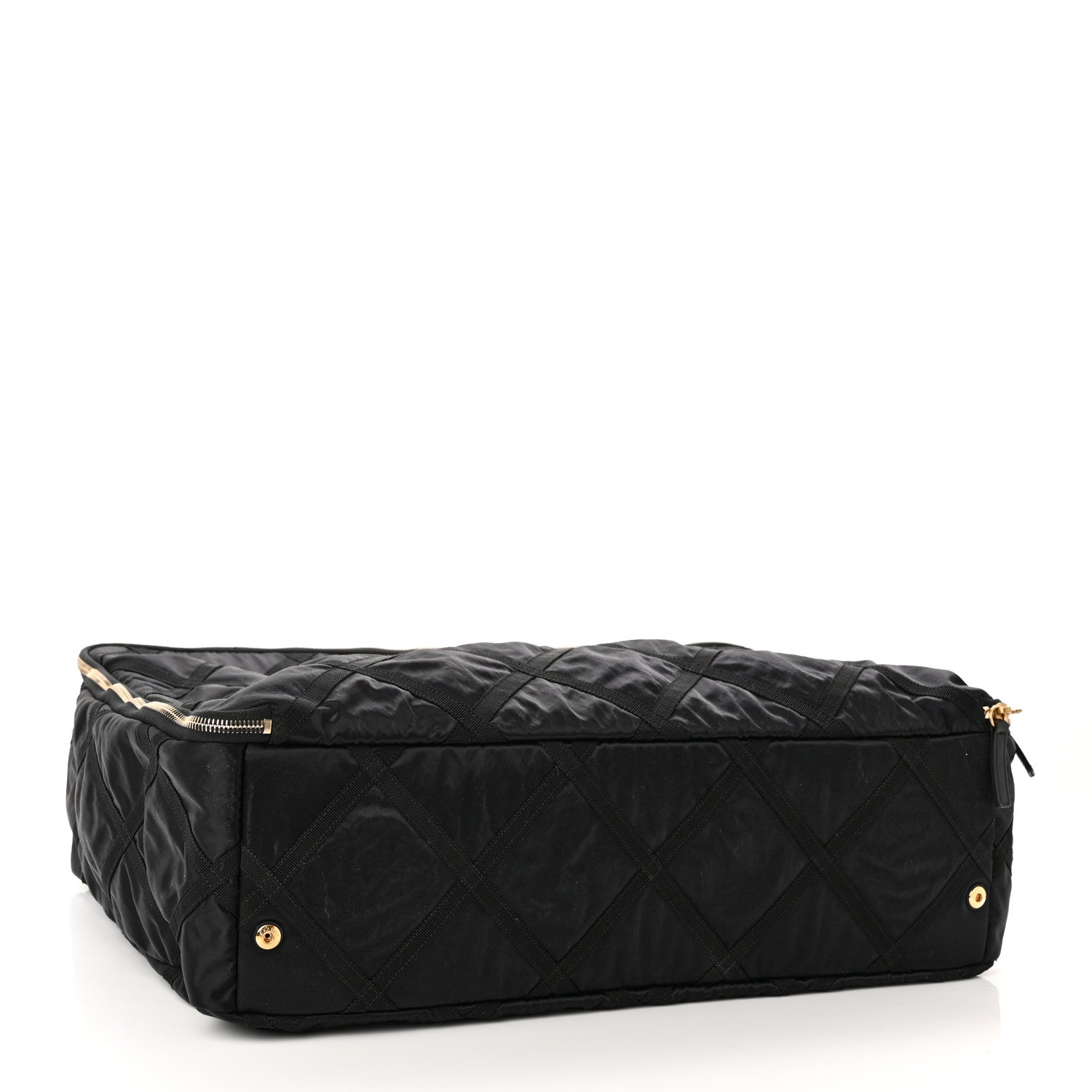 Chanel Nylon Grosgrain Large Lifestyle Travel Black 3 of 10
