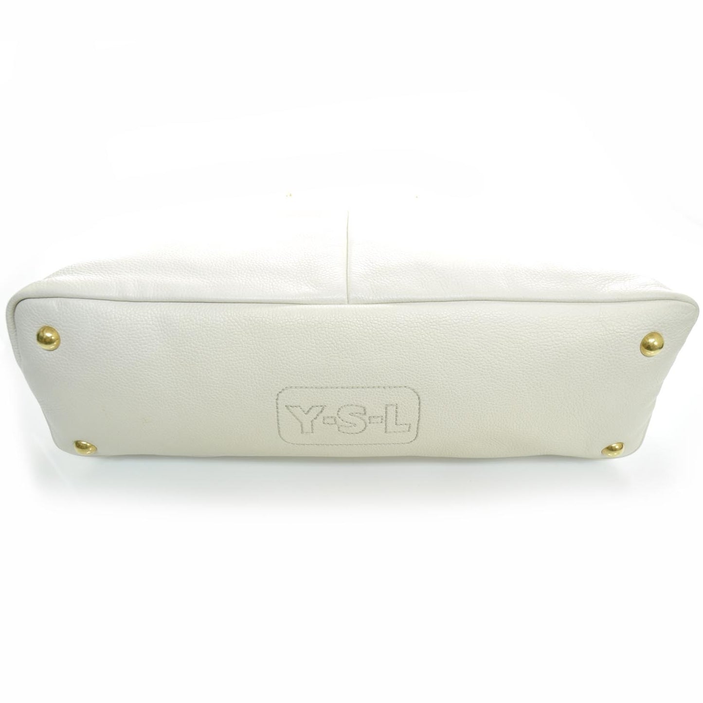 Leather Large Calypso Tote Ivory