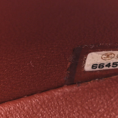 Chanel Pony Hair CocoDouble East West Flap Dark Orange 8 of 11