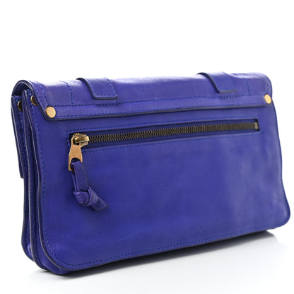 Proenza Schouler Lambskin PS1 Pochette Clutch Ultramarine 2 of 7