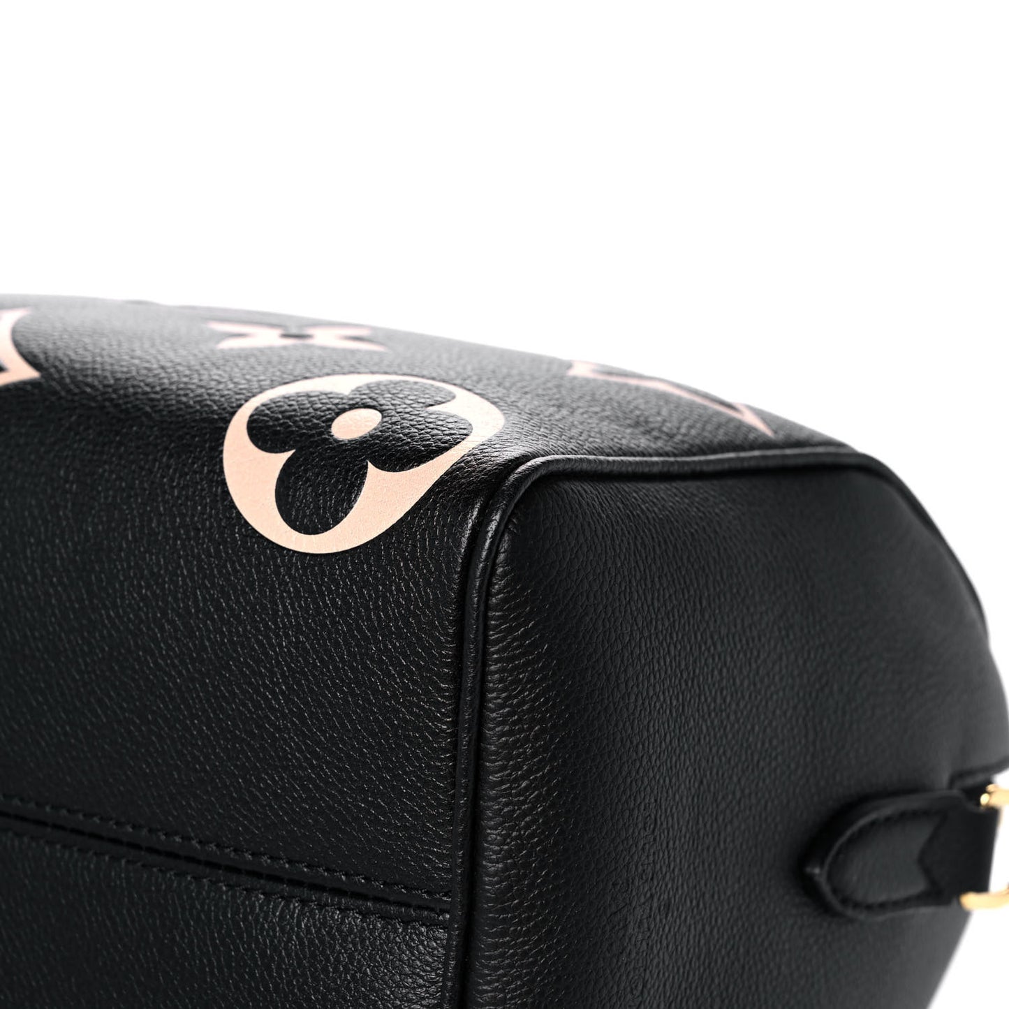 Empreinte Monogram Giant Speedy Bandouliere 25 Black Beige