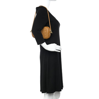 Bottega Veneta Calfskin Intrecciato Knot On Strap Camel 2 of 10
