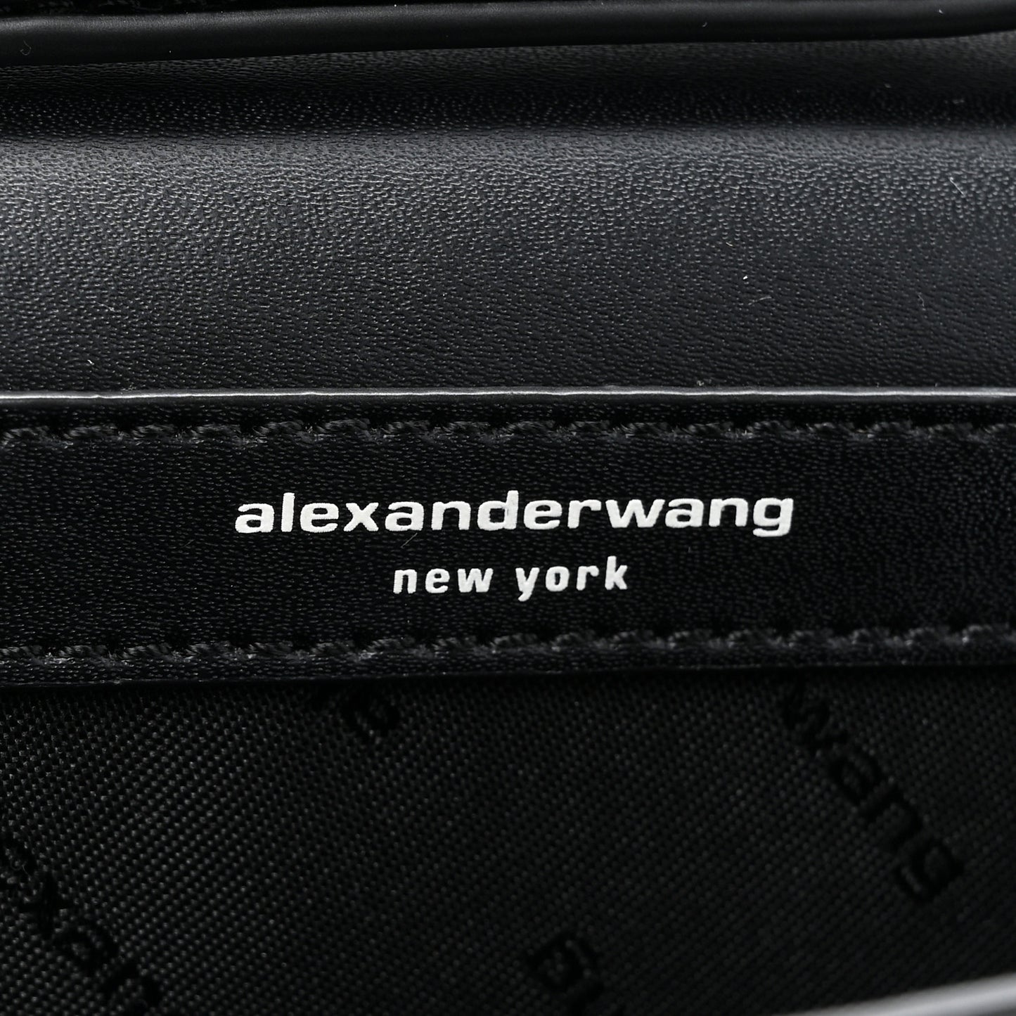 Lambskin Attica Chain Crossbody Bag Black