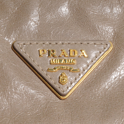 Prada Vitello Shine Shopping Satchel Pomice 10 of 10