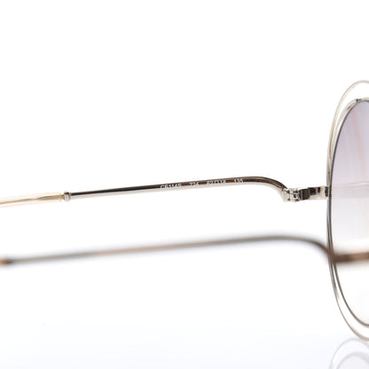 Chloe Metal Oversize Round Carlina Oversized Round Sunglasses CE114S Silver 5 of 7