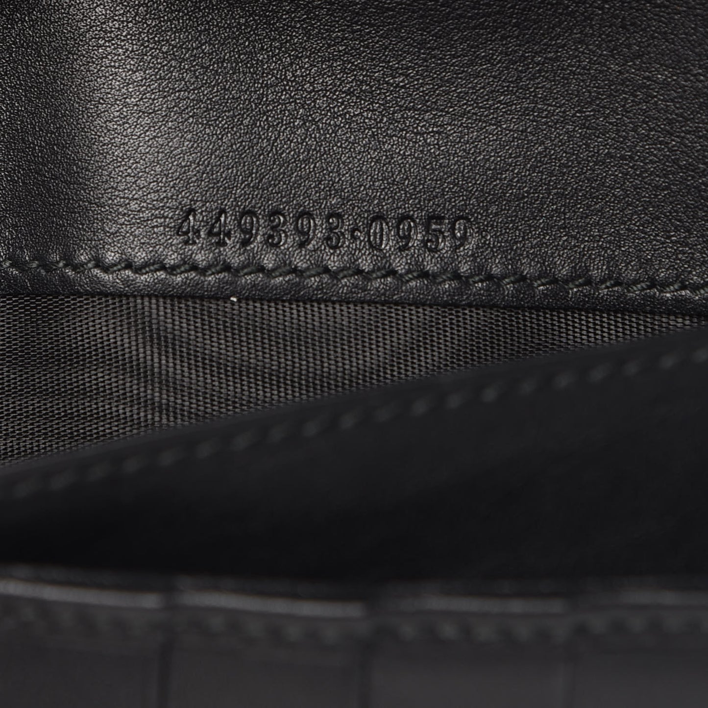 Microguccissima Continental Flap Wallet Black