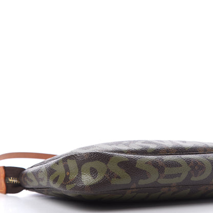 Louis Vuitton Monogram Graffiti Pochette Accessories Kaki 6 of 10