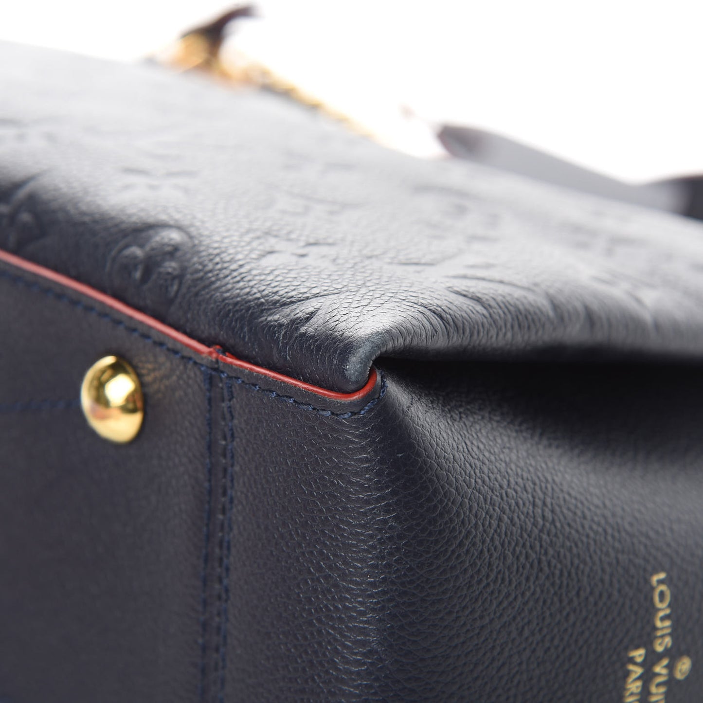 Empreinte Surene MM Marine Rouge