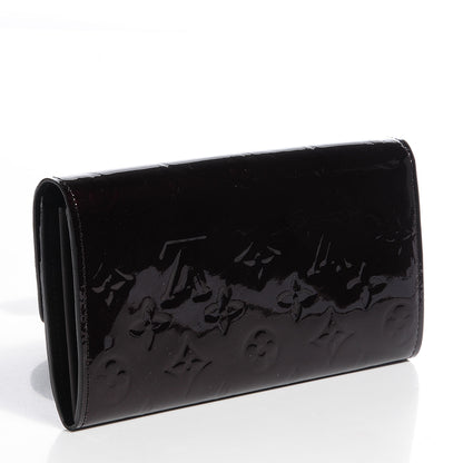 Louis Vuitton Vernis Sarah Wallet Amarante 3 of 7