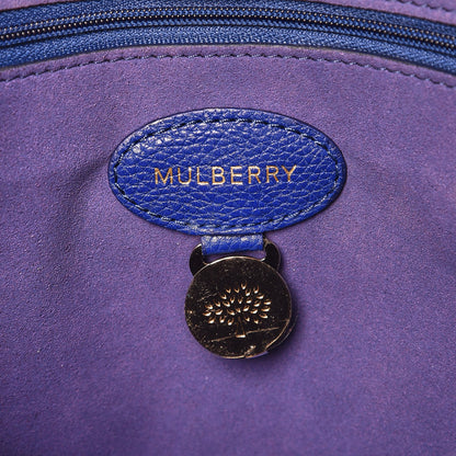 Mulberry Classic Grain Medium Lily Flap Neon Blue 7 of 8